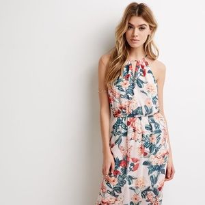 Pink flower sundress